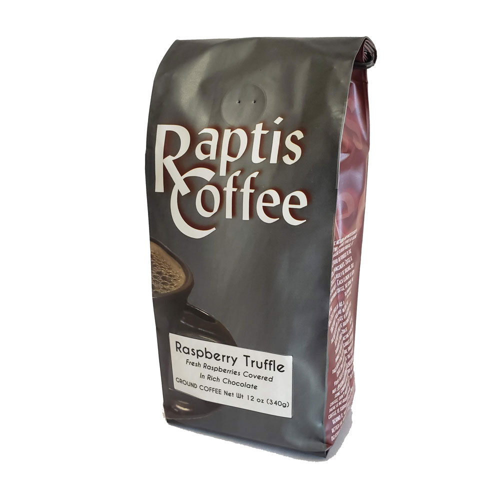 Flavored Coffee Raspberry Raspberry Truffle Flavored Coffee – Raptis Coffee